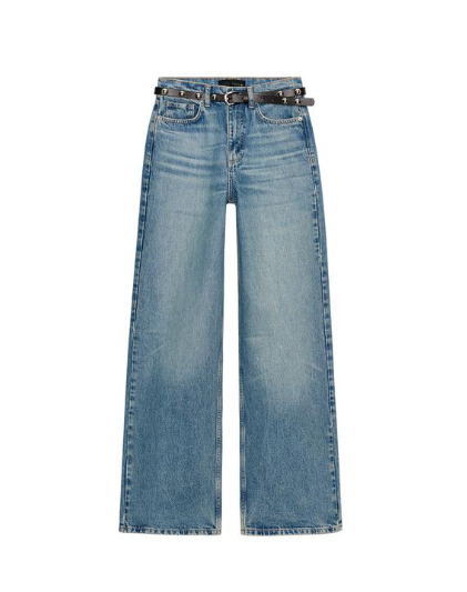 Jeans Z1975 Straight Tapered High Waist With Belt