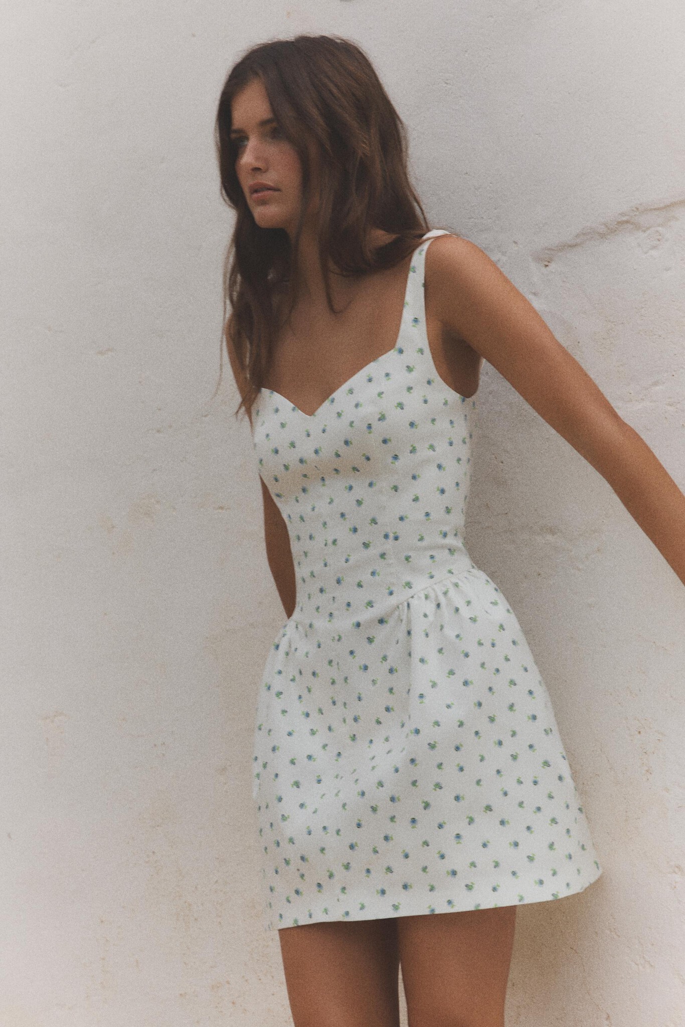 Mini Dress Print Flowers