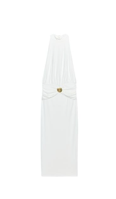 Dress Halter Draped